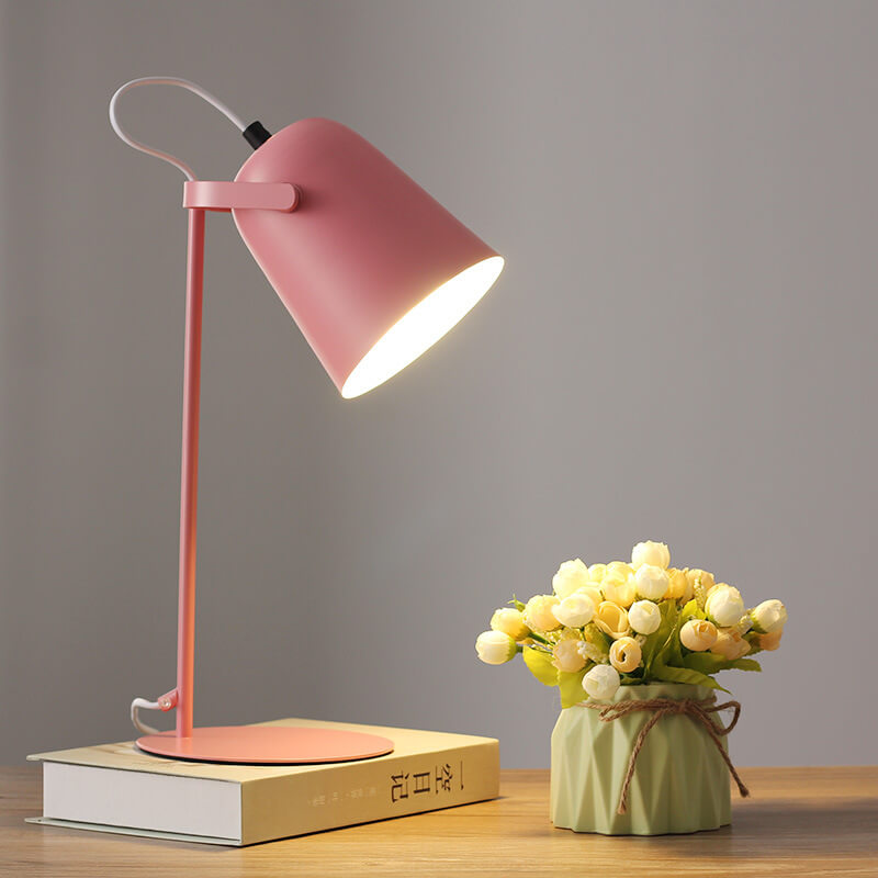 Elaruna | Lampada da Tavolo Moderna in Metallo con Base E26 per Camera da Letto e Soggiorno
