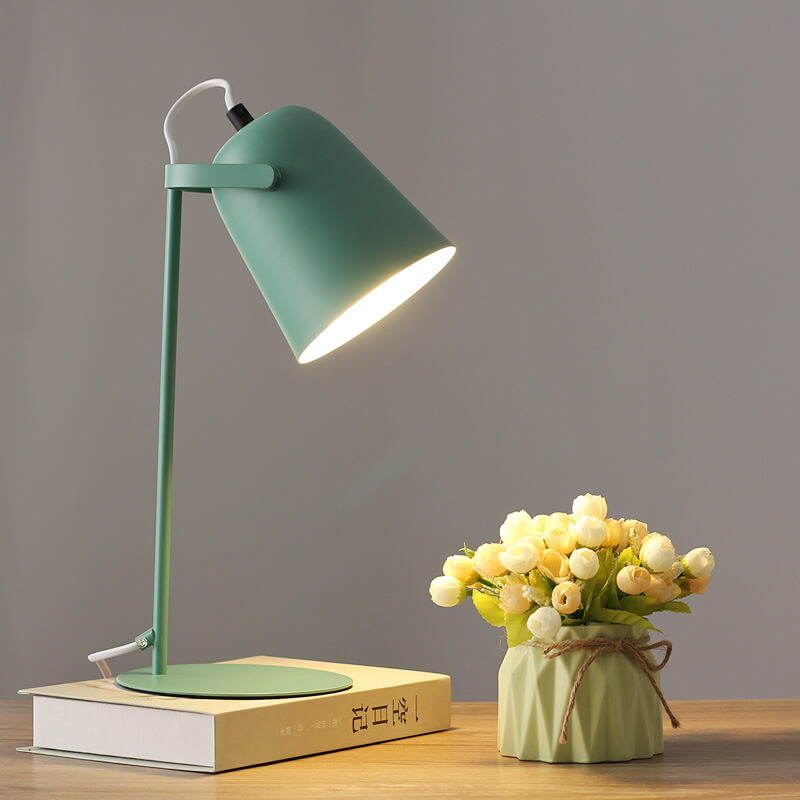 Elaruna | Lampada da Tavolo Moderna in Metallo con Base E26 per Camera da Letto e Soggiorno