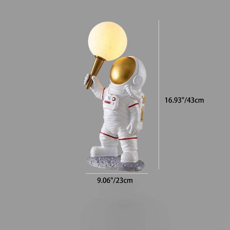 CosmoBuddy Astronauta Lampada da Parete | Design Creativo | Resina & ABS | Luce LED per Camera da Letto