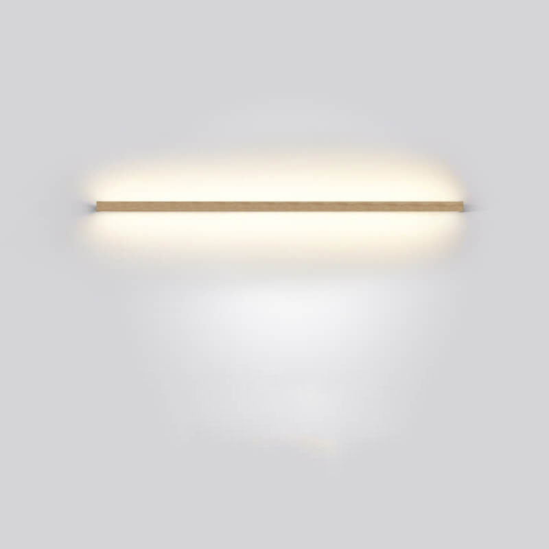 ZenBeam Lampada da Parete LED Giapponese | Design in Legno Massello | Illuminazione Moderna d'Accento