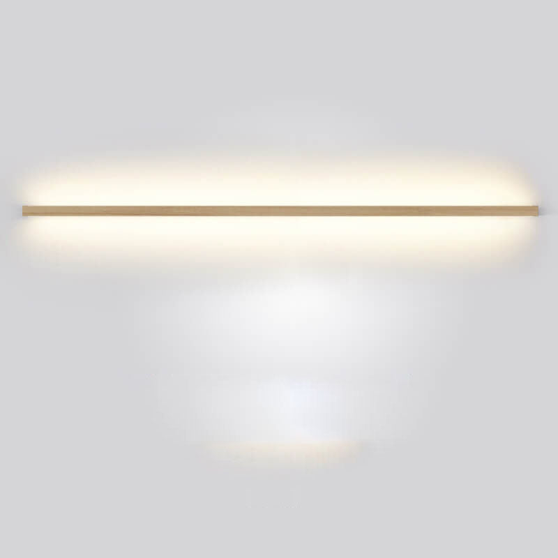 ZenBeam Lampada da Parete LED Giapponese | Design in Legno Massello | Illuminazione Moderna d'Accento