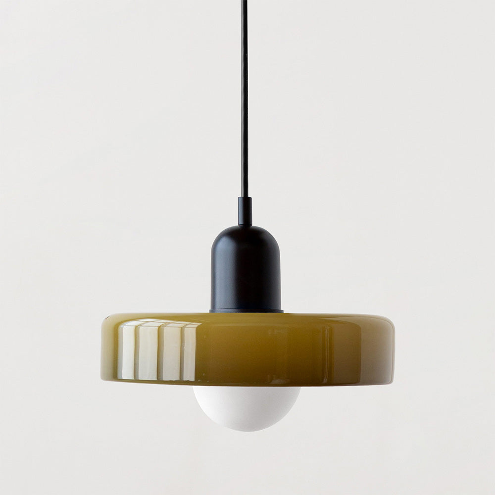 Lampada a sospensione in vetro colorato - BauLume
