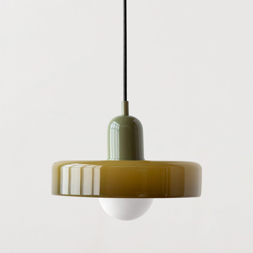 Sandsberg | Lampada a sospensione in vetro | Lampada a sospensione in stile Bauhaus