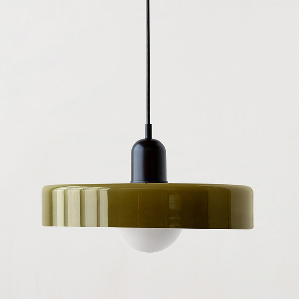 Sandsberg | Lampada a sospensione in vetro | Lampada a sospensione in stile Bauhaus