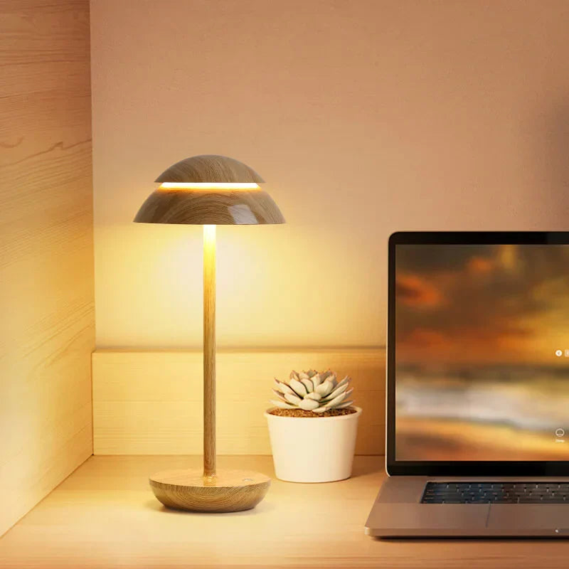 Cello – Lampada da tavolo wireless in alluminio con funzione dimmer