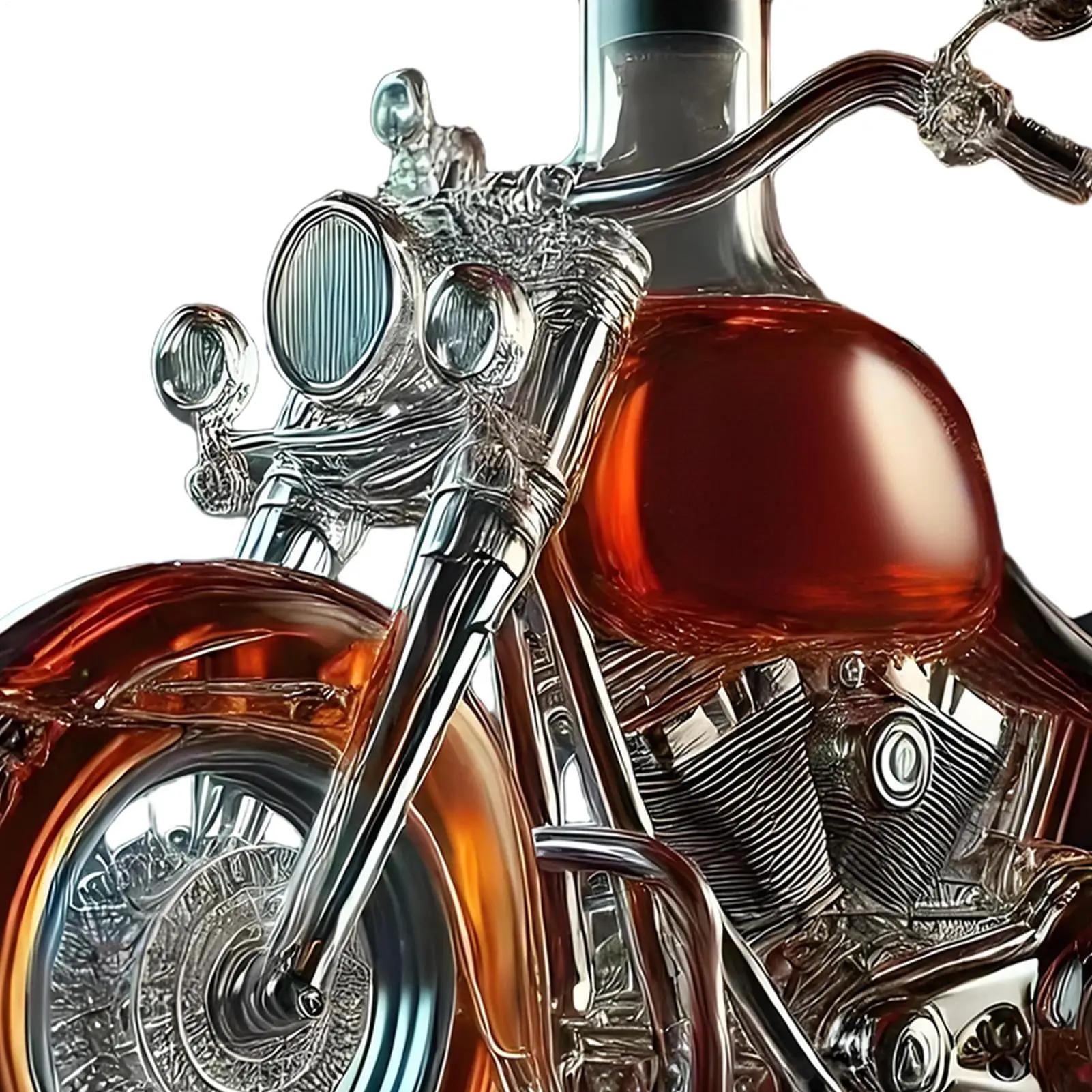 Decanter per Whiskey a Forma di Moto Harley per il Bar di Casa