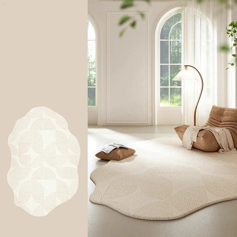 Lorae - Tappeto Striato Color Crema