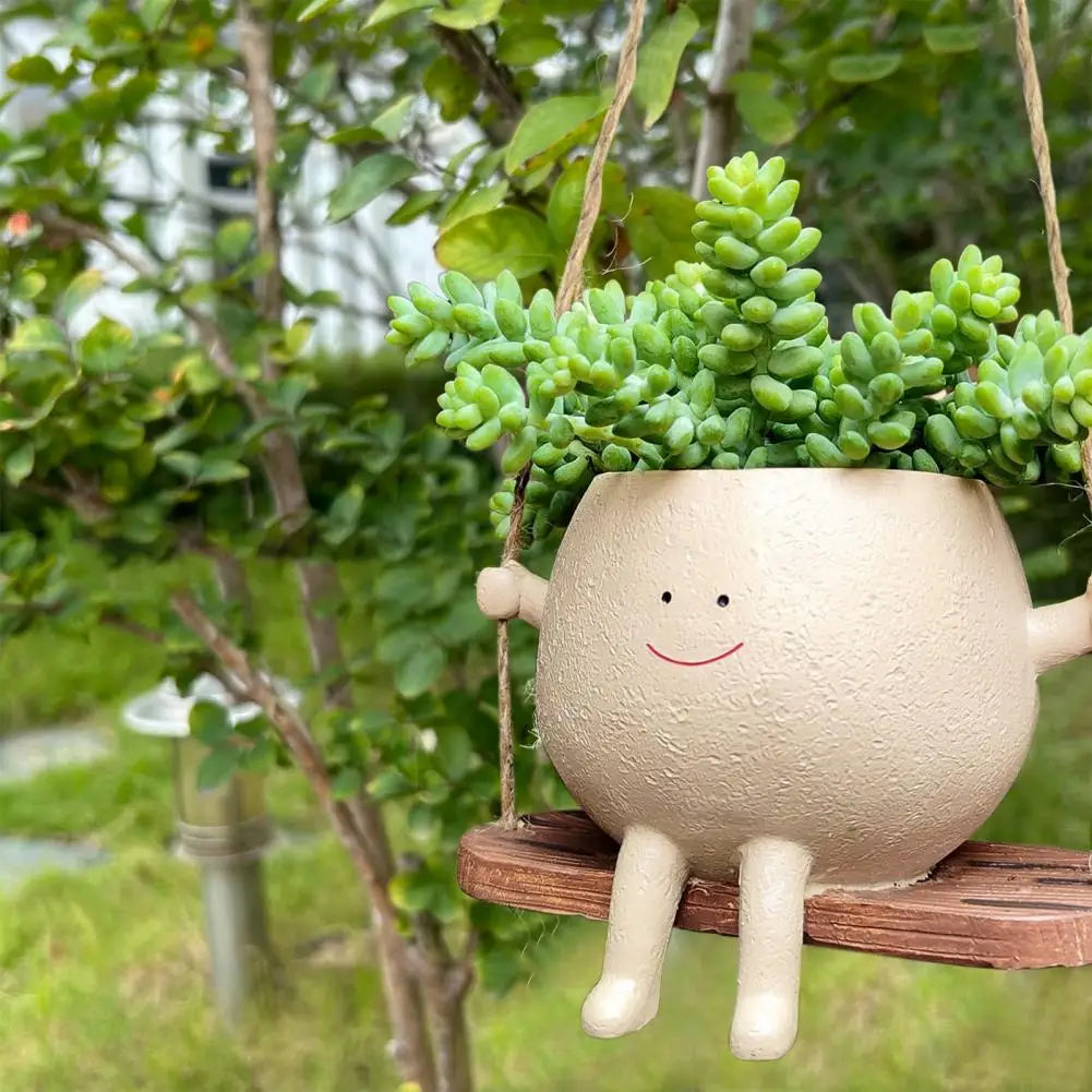 Vaso da Fiori Faccia Sorridente Swing
