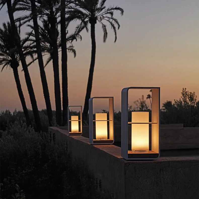 Lampada da Terrazza Solare con Illuminazione LED Calda