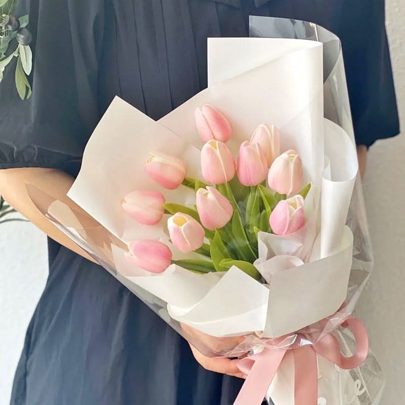 Bouquet di Tulipani Artificiali con Fiori Realistici e Vivid
