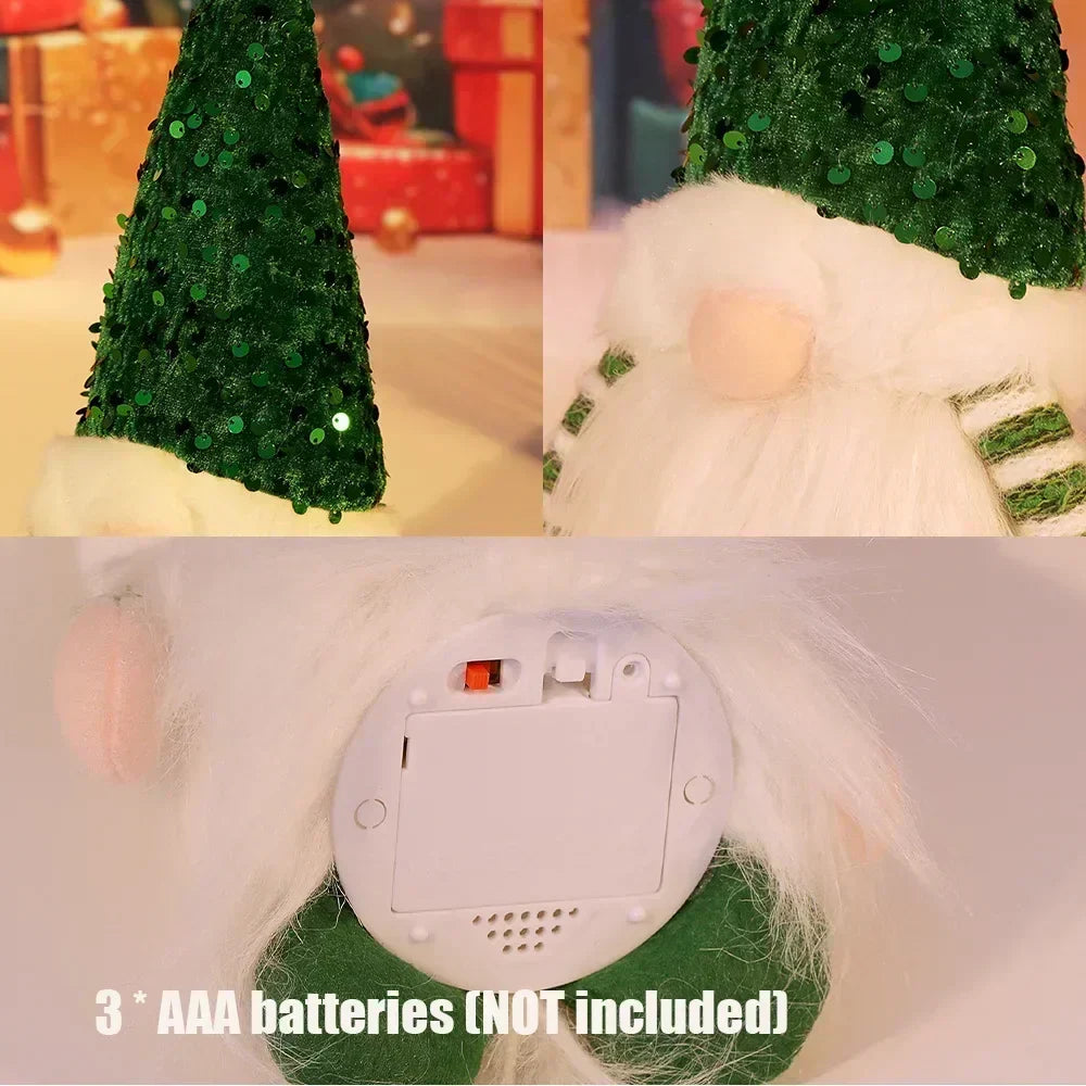 Decorazione di nisse natalizio | LED luce notturna | Ornamento festivo a calda luminosità