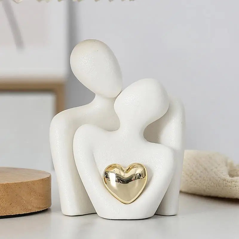 Scultura di Abbraccio Scaldacuore – Amore e Connessione