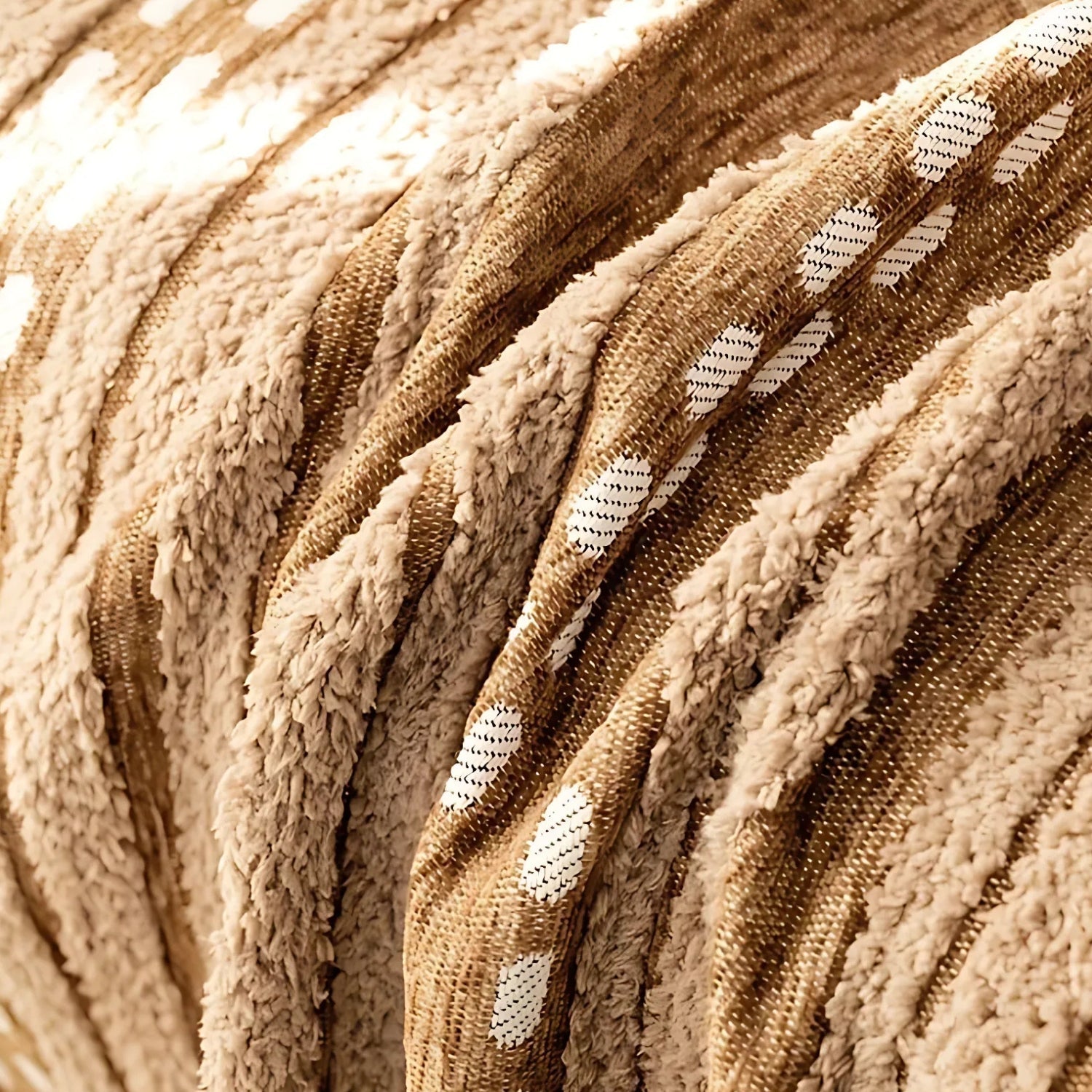 Copertura per Divano Boho in Peluche Stile Sahara