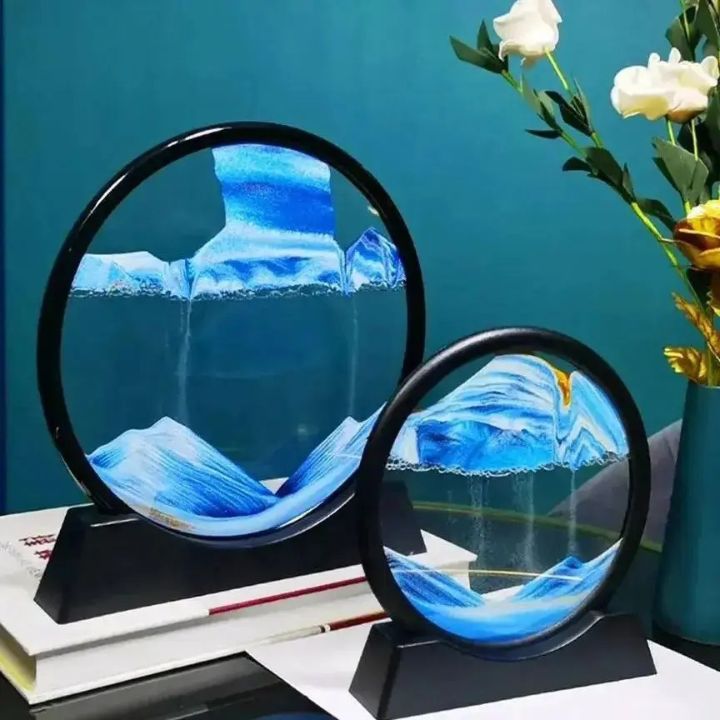 Clessidra | Arte della sabbia 3D negli abissi | Effetto flusso rilassante | AquaScape