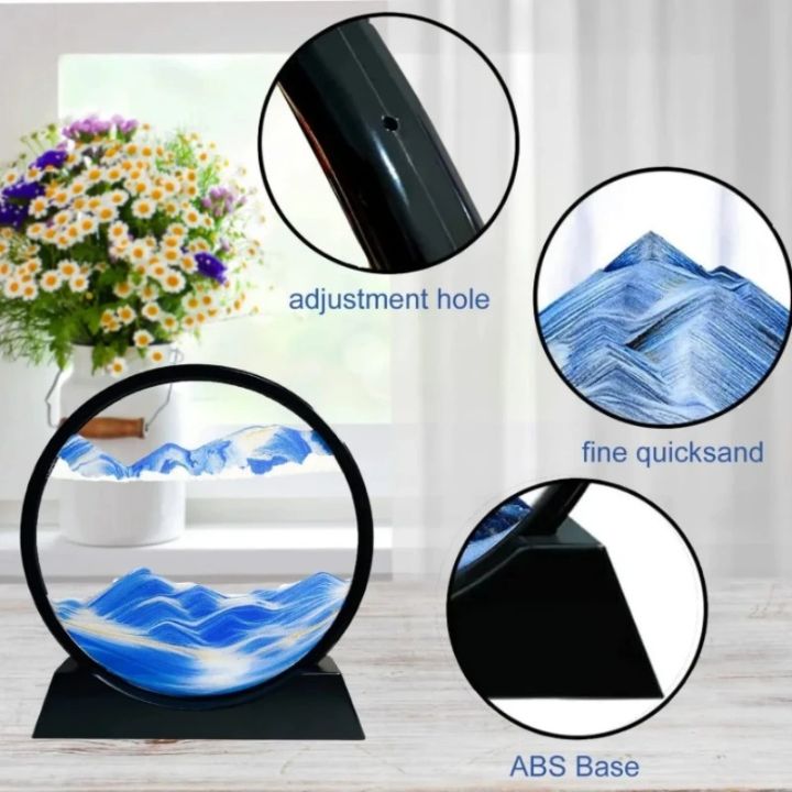Clessidra | Arte della sabbia 3D negli abissi | Effetto flusso rilassante | AquaScape