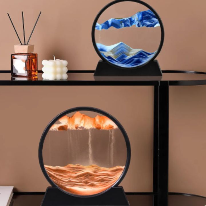 Clessidra | Arte della sabbia 3D negli abissi | Effetto flusso rilassante | AquaScape