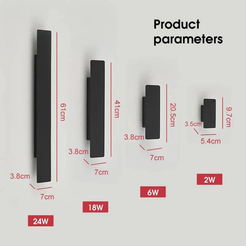 OUTGLOW – Applique LED in alluminio impermeabile per interni ed esterni