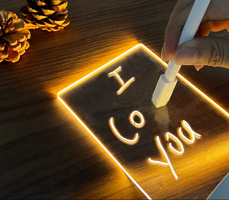 Lavagna Illuminata in Acrilico con Alimentazione USB