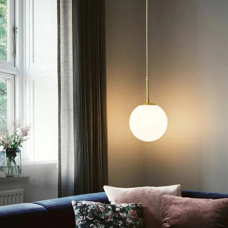 Lampada a Sospensione in Vetro Kinley