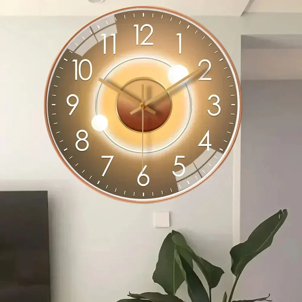 Orologio da Parete Classico Silenzioso Elegante Orologio Non Ticchettante per Camera da Letto e Ufficio