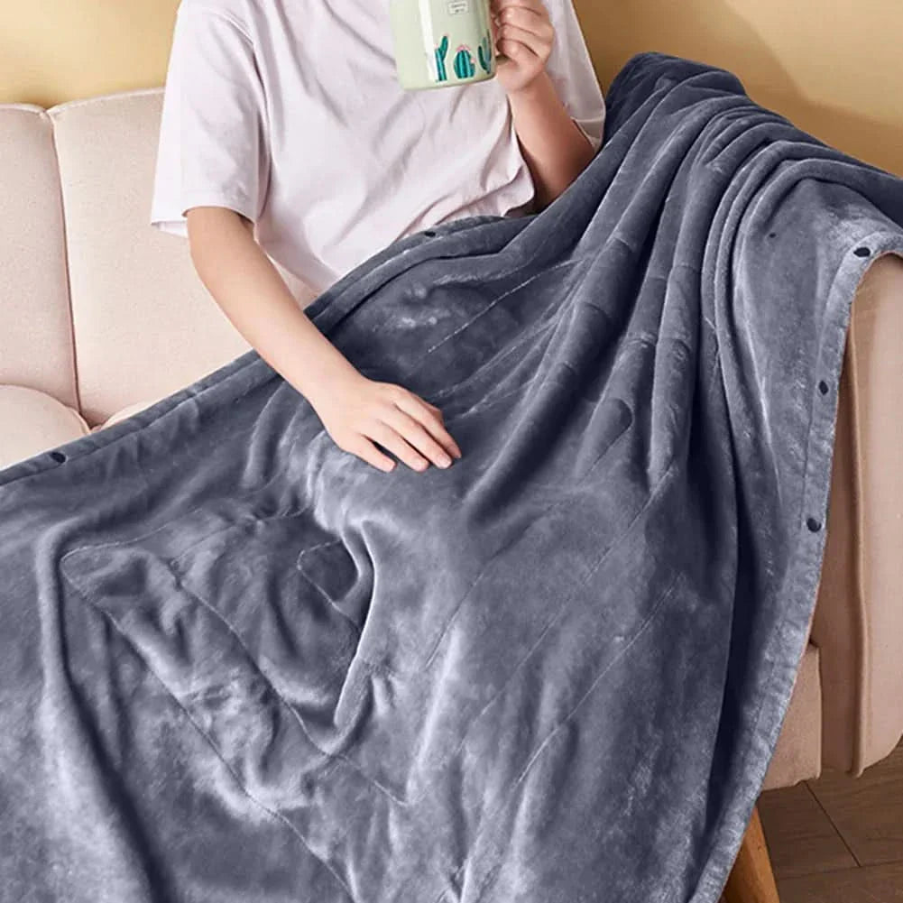 ElectricCuddle Coperta in Pile Riscaldata USB – Portatile e Regolabile