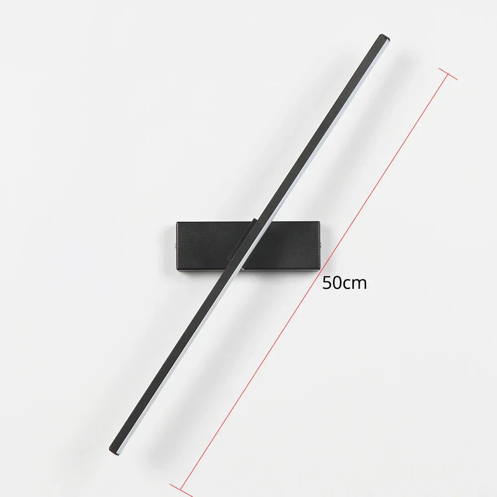 AuroLite Applique LED Regolabile | Orientabile a 330° | Design Moderno per Camera da Letto e Soggiorno | Alluminio