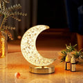 Lampada a Cristallo a Forma di Mezza Luna