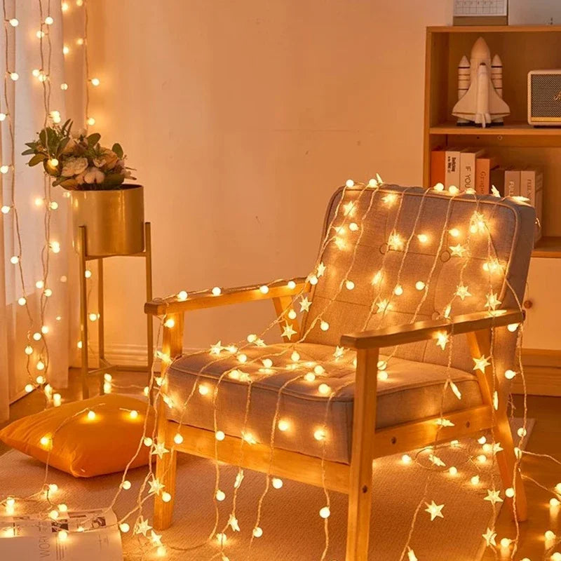 Luminaria LED Starlight: Ideale per decorazione interna, campeggio all'aperto e atmosfera da tenda
