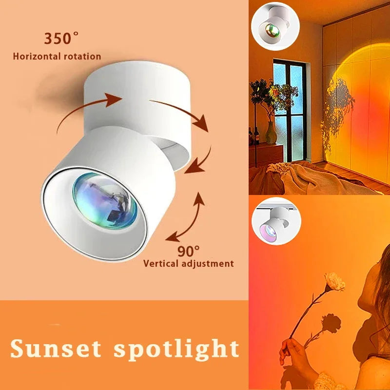 LED Sole Tramonto Atmosfera Faretti da Parete