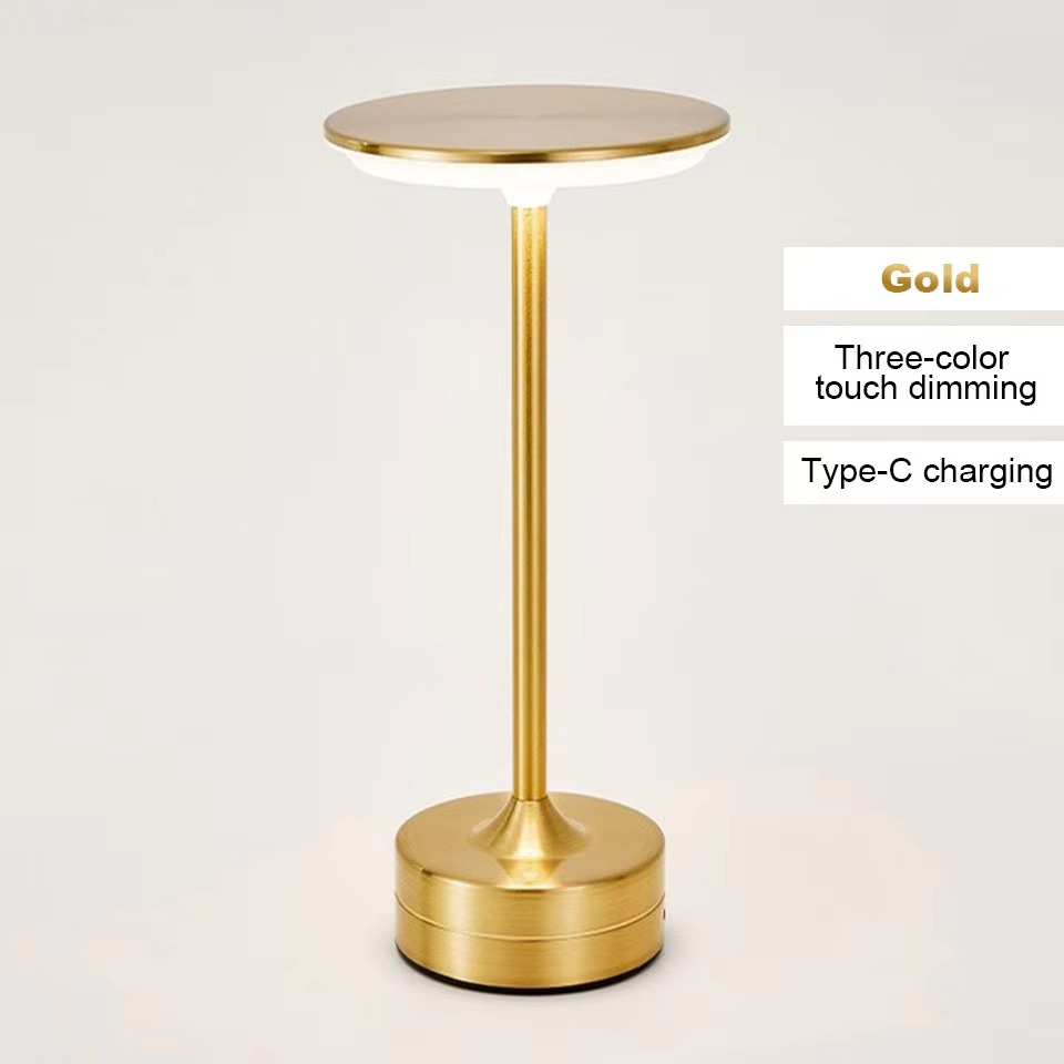 Lampada da tavolo a LED ricaricabile USB con sensore touch