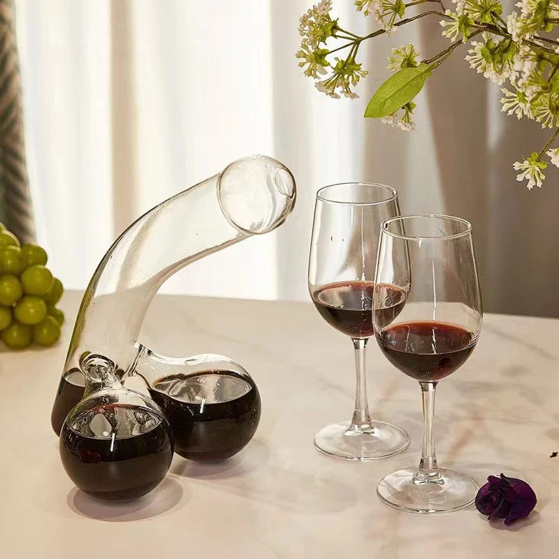 Decanter a Tema Adulto con Curva Giocosa