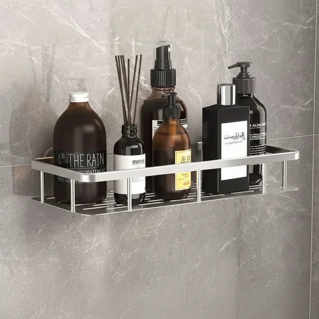 NORDICSHELF - Mensola adesiva per il bagno – Senza fori e stilosa per ogni bagno