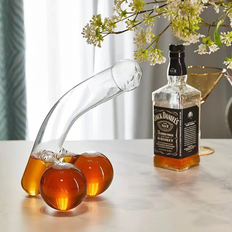 Decanter a Tema Adulto con Curva Giocosa