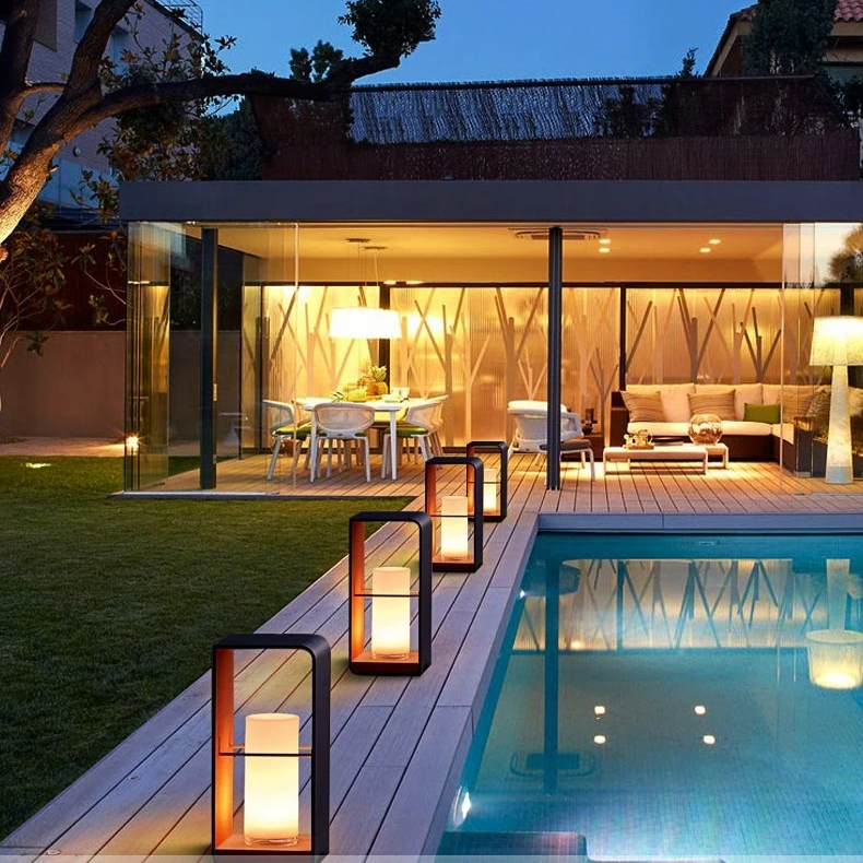 Lampada da Terrazza Solare con Illuminazione LED Calda