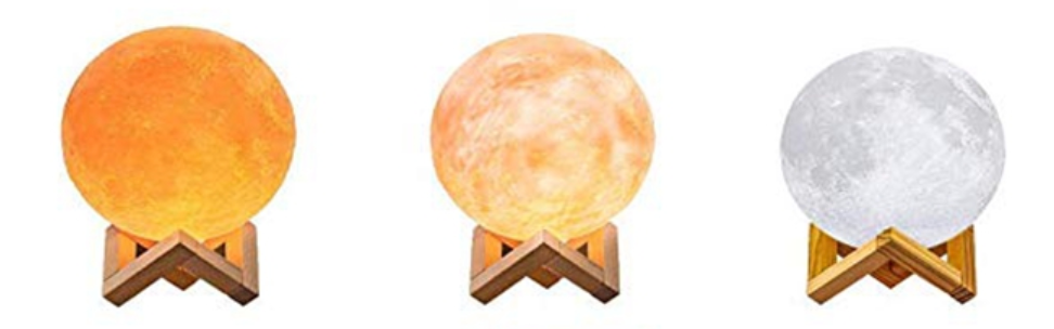 Purificatore d'aria | Lampada lunare e umidificatore in uno