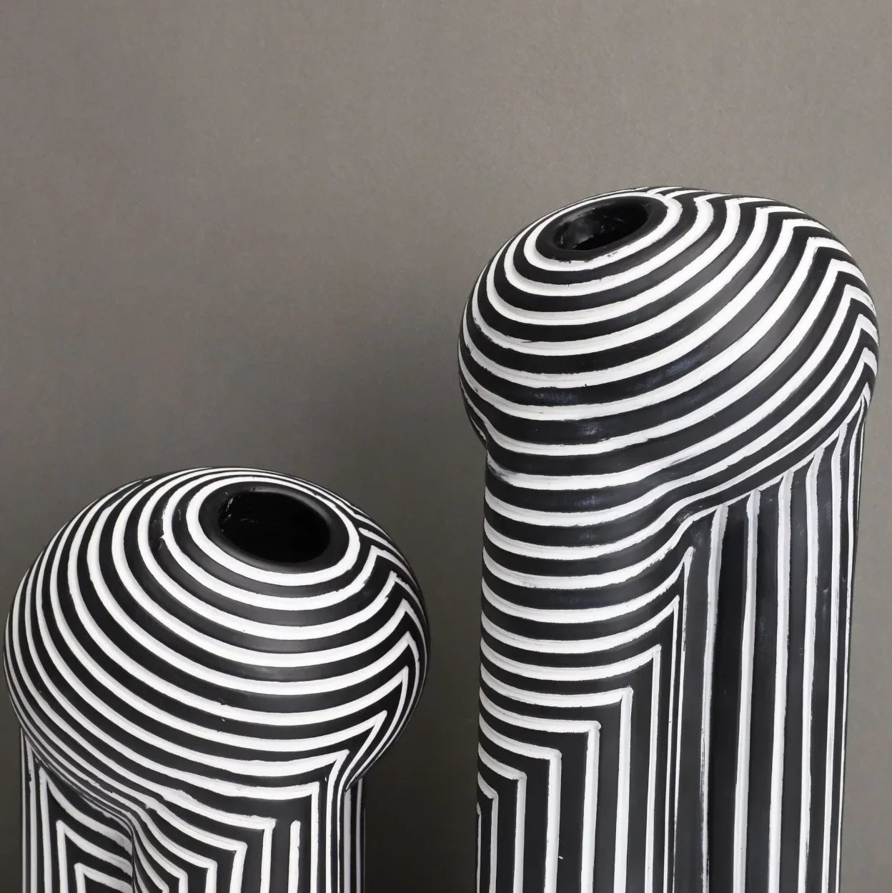 Collezione di Vasi Noir & Blanc