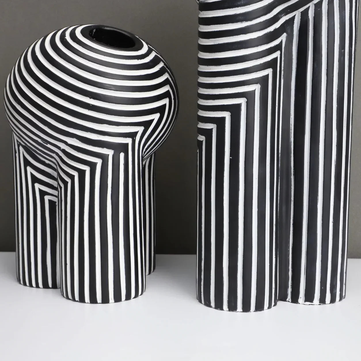 Collezione di Vasi Noir & Blanc
