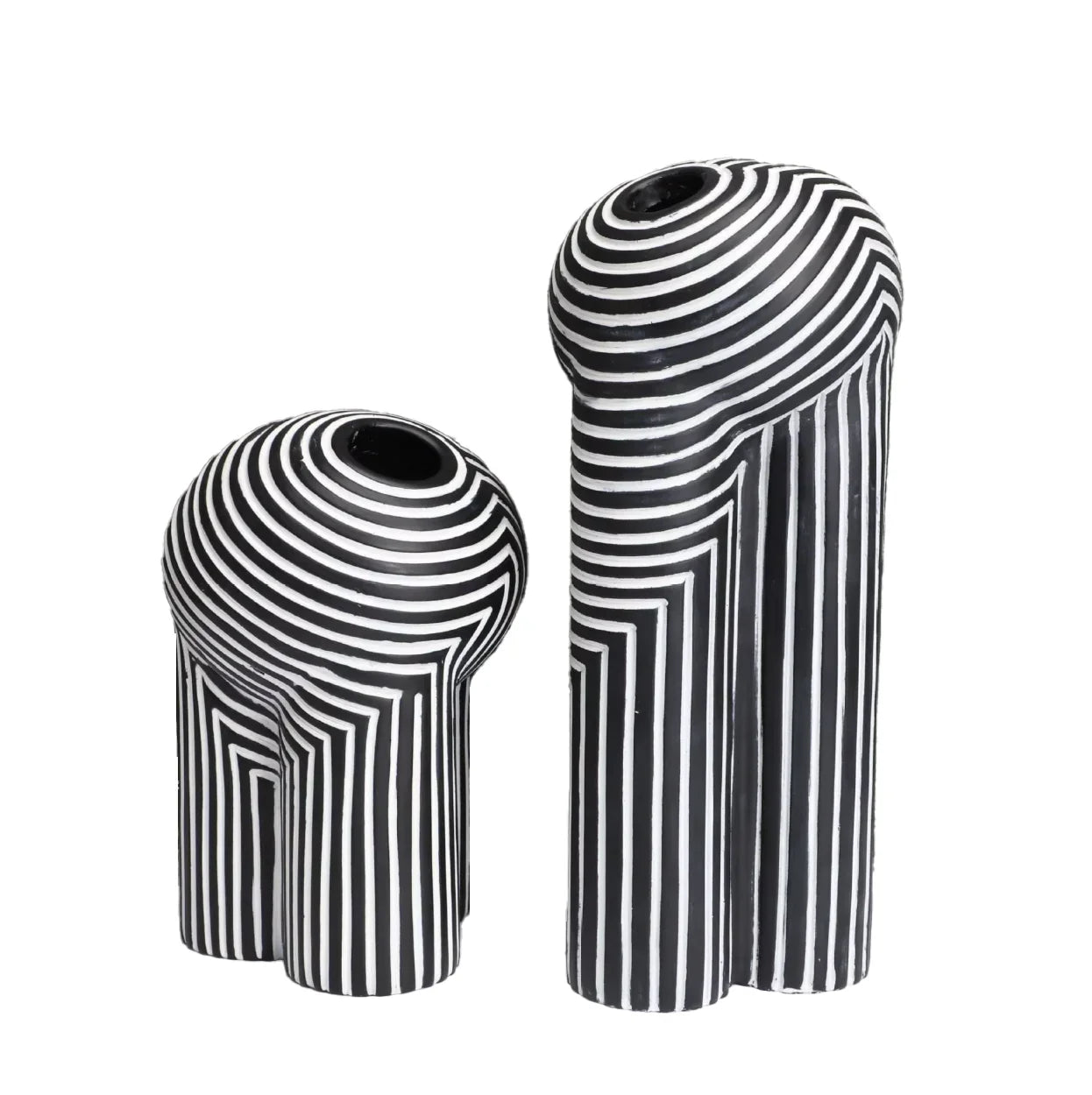 Collezione di Vasi Noir & Blanc