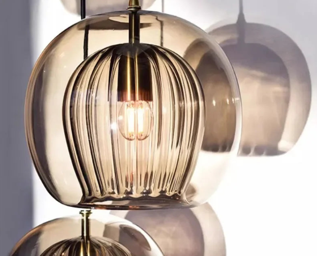 Lampadario in Vetro Moderno per Sala da Pranzo
