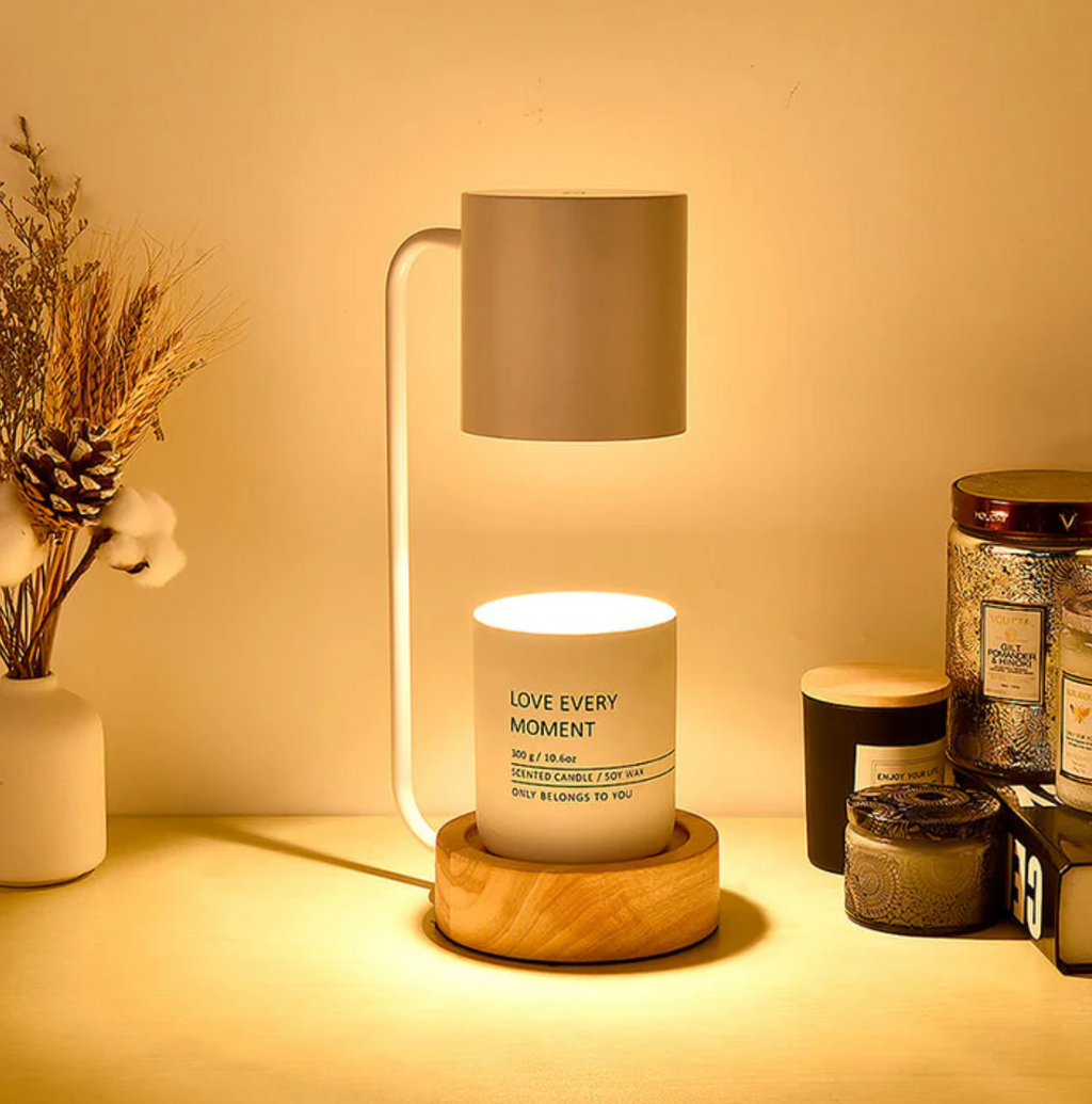 Lampada Riscaldante per Candele Lampada da Tavolo Moderna per Candele Profumate