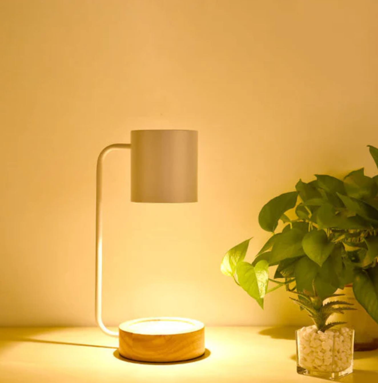 Lampada Riscaldante per Candele Lampada da Tavolo Moderna per Candele Profumate