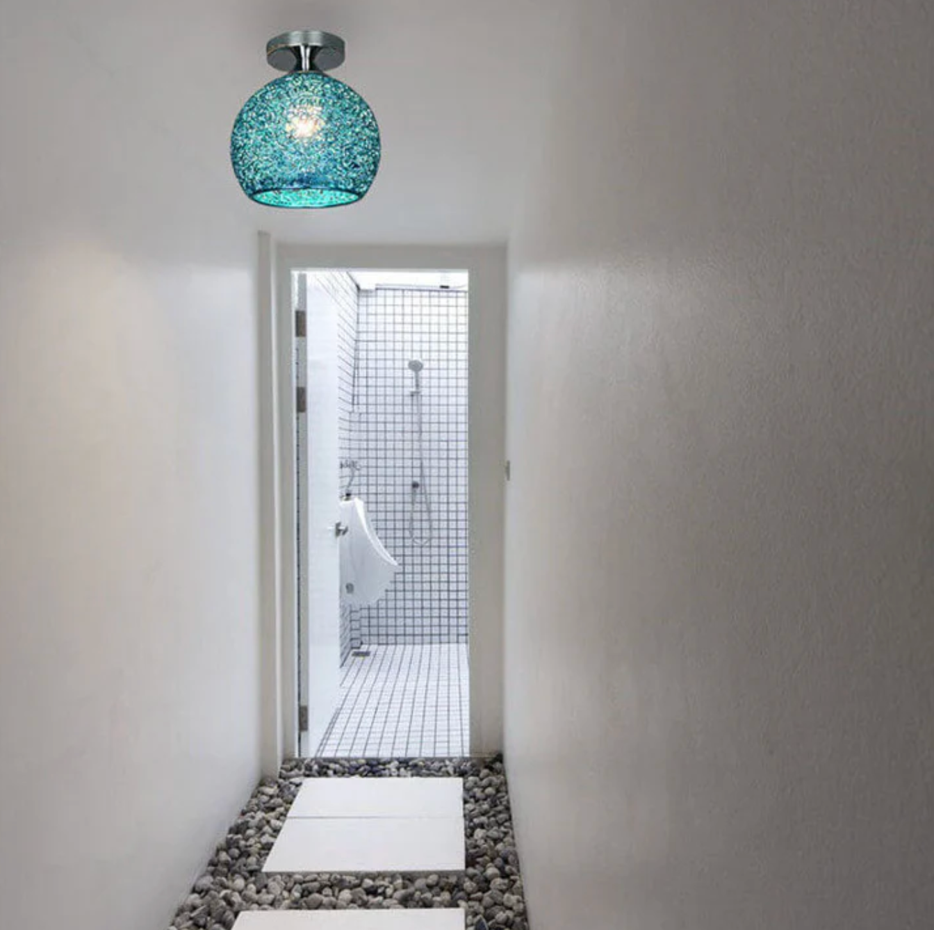 Lampada da soffitto a sfera in metallo moderna