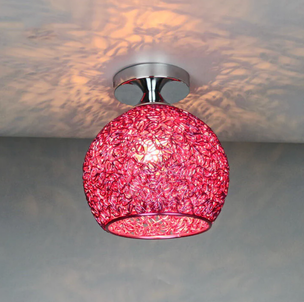 Lampada da soffitto a sfera in metallo moderna
