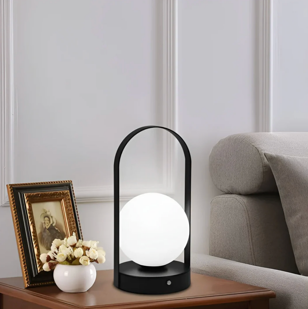 Lampada da Tavolo LED Globo Moderna Minimalista Luce Notturna