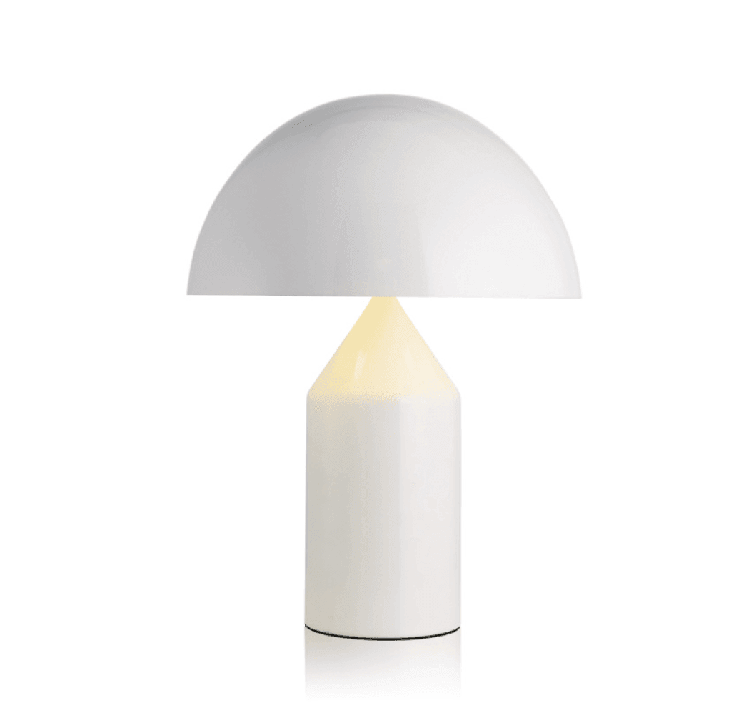 Nuvella | Lampada da tavolo in acciaio geometrico con design a doppia sfera per interni contemporanei