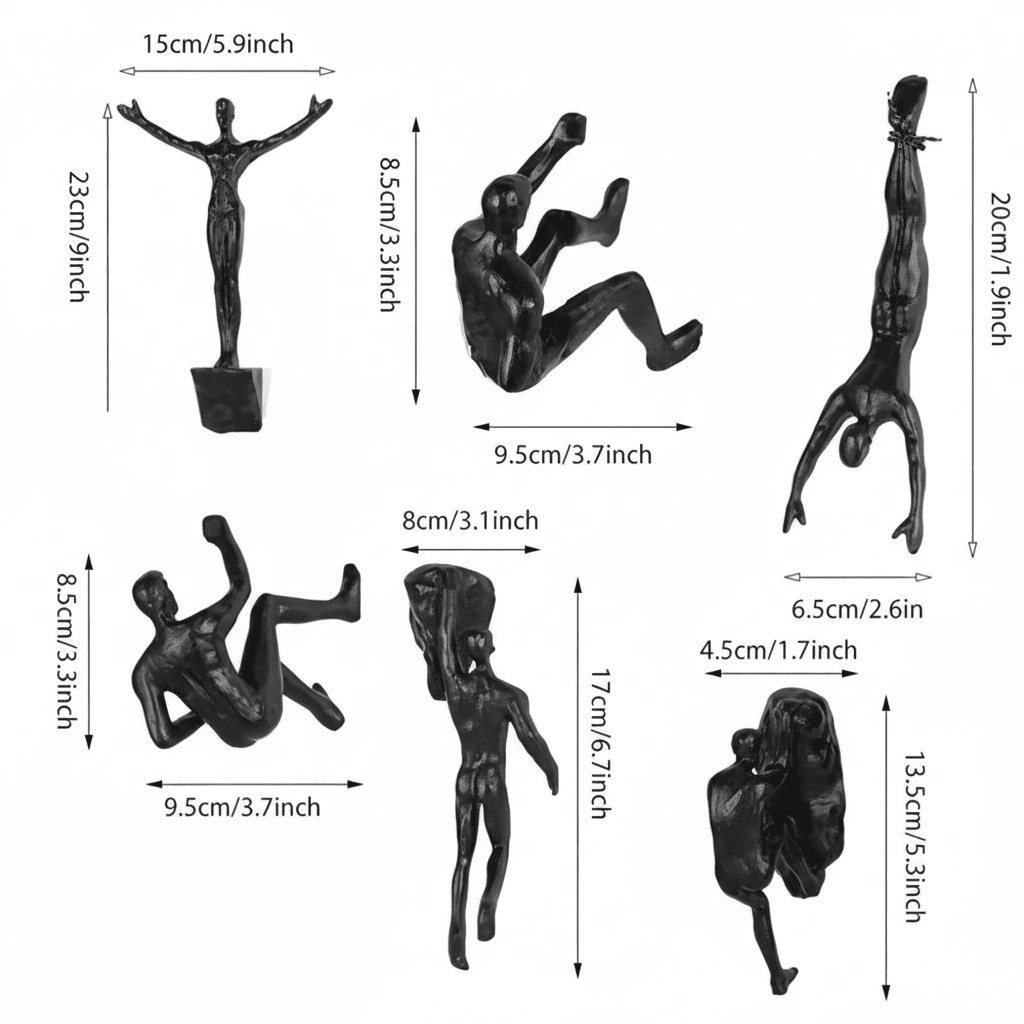 MONORA – Scultura murale arrampicata artigianale in resina