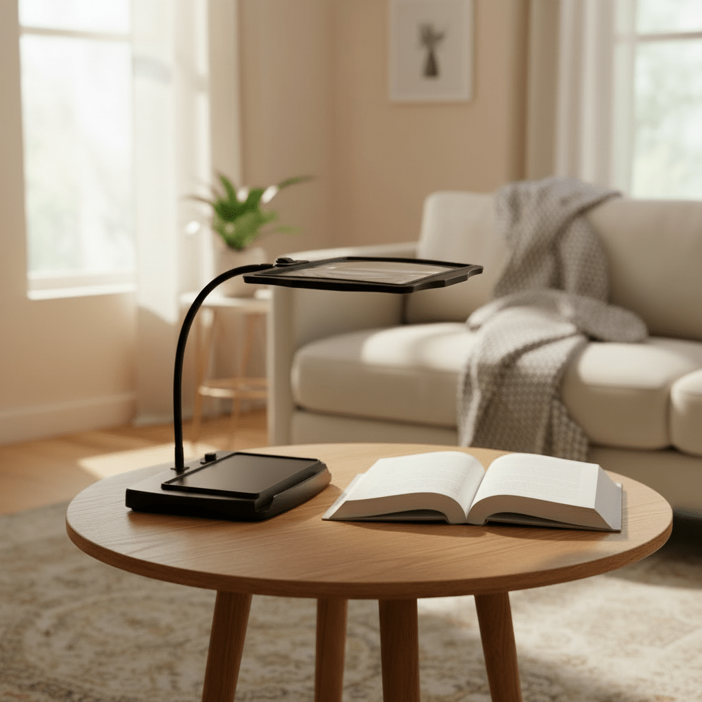 HANDWERK LUX – Lente da tavolo con LED per lavori precisi e dettagli chiari