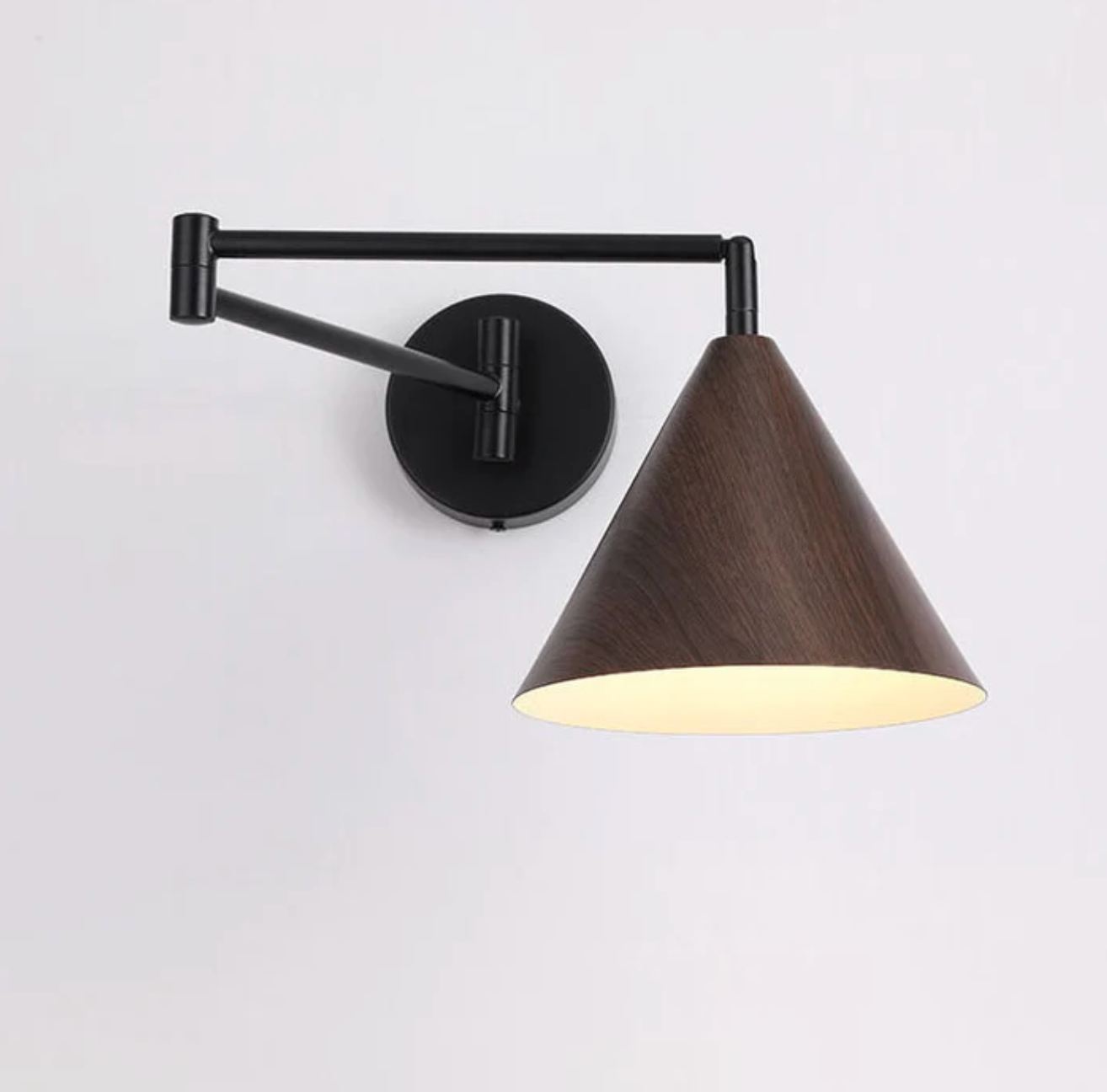 Lampada da Parete in Legno Scandinavo Sconce Minimalista Moderna