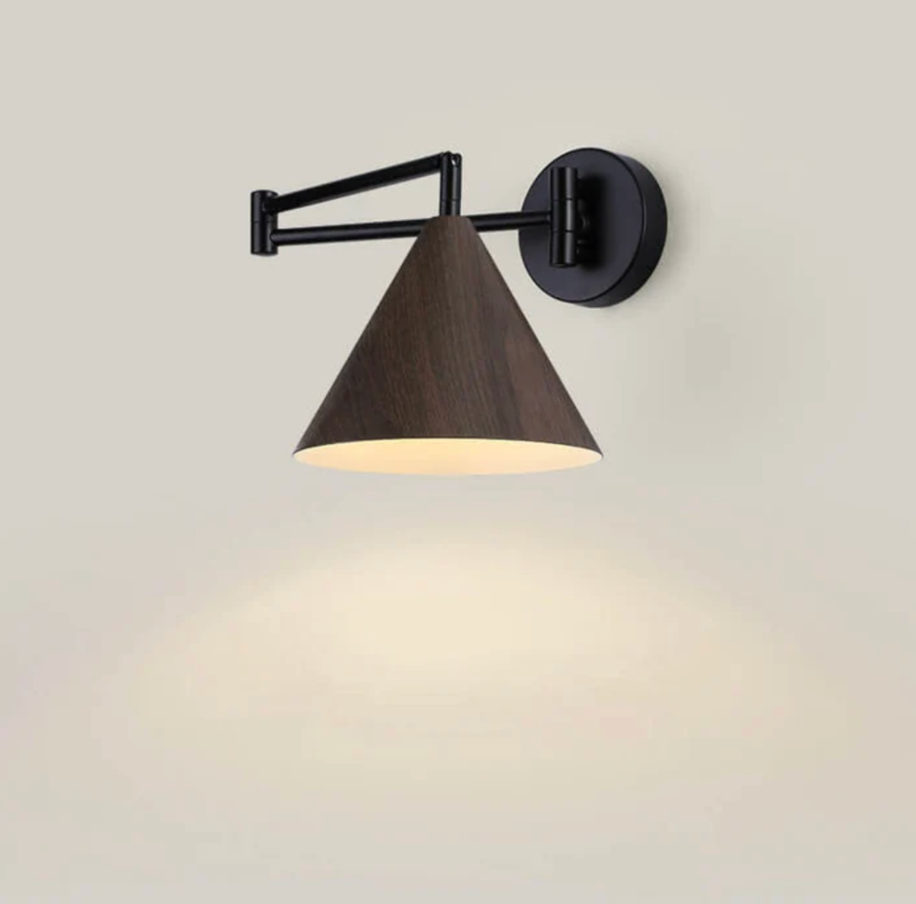 Lampada da Parete in Legno Scandinavo Sconce Minimalista Moderna