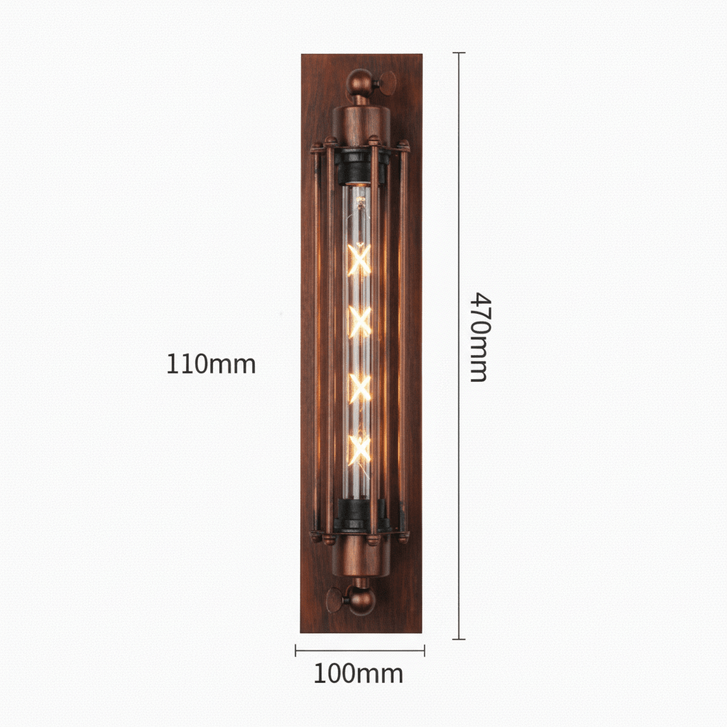 REGALIGHT – Applique LED vintage classica per un'illuminazione suggestiva